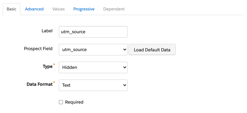 UTM B2B attribution dashboard for Pardot Salesforce integration